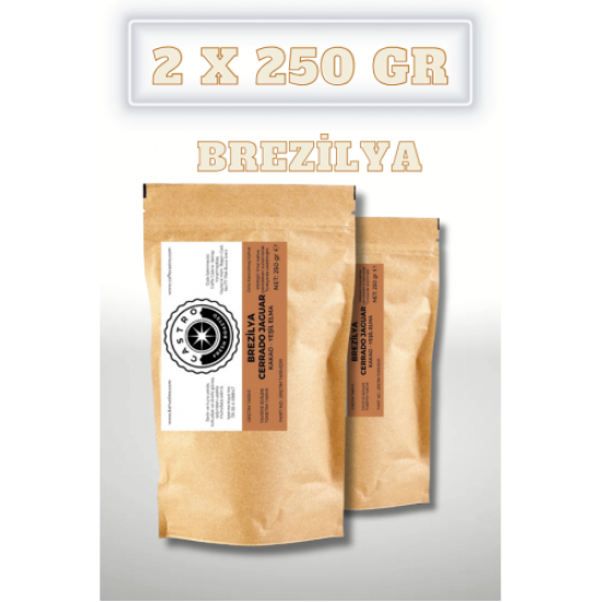 Castro Brezilya Cerrado Jaguar Kahve 500 Gr. (2x250Gr) Castro Brezilya Cerrado Jaguar Kahve 500 Gr. (2x250Gr)