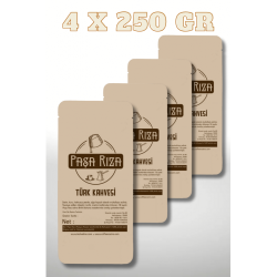Paşa Rıza Türk Kahvesi 1000 Gr. (4x250 Gr)
