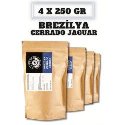 Castro Brezilya Cerrado Jaguar Kahve 1000 Gr.(4x250 Gr)