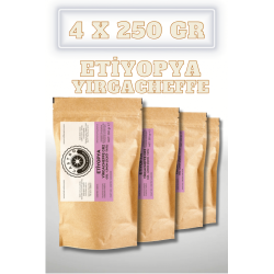 Castro Etiyopya Yirgacheffe Nitelikli Kahve 1000 Gr.(4x250Gr)
