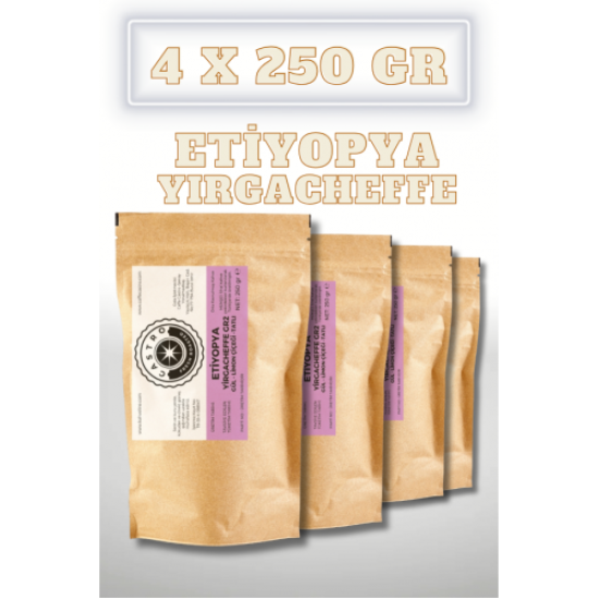Castro Etiyopya Yirgacheffe Nitelikli Kahve 1000 Gr.(4x250Gr) Castro Etiyopya Yirgacheffe Nitelikli Kahve 1000 Gr.(4x250Gr)