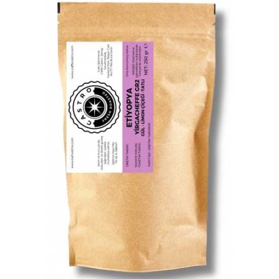 Castro Etiyopya Yirgacheffe Nitelikli Kahve 250 Gr. Castro Etiyopya Yirgacheffe Nitelikli Kahve 250 Gr.